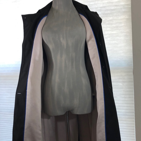 Calvin Klein XS trench rain coat in black - Picture 7 of 9